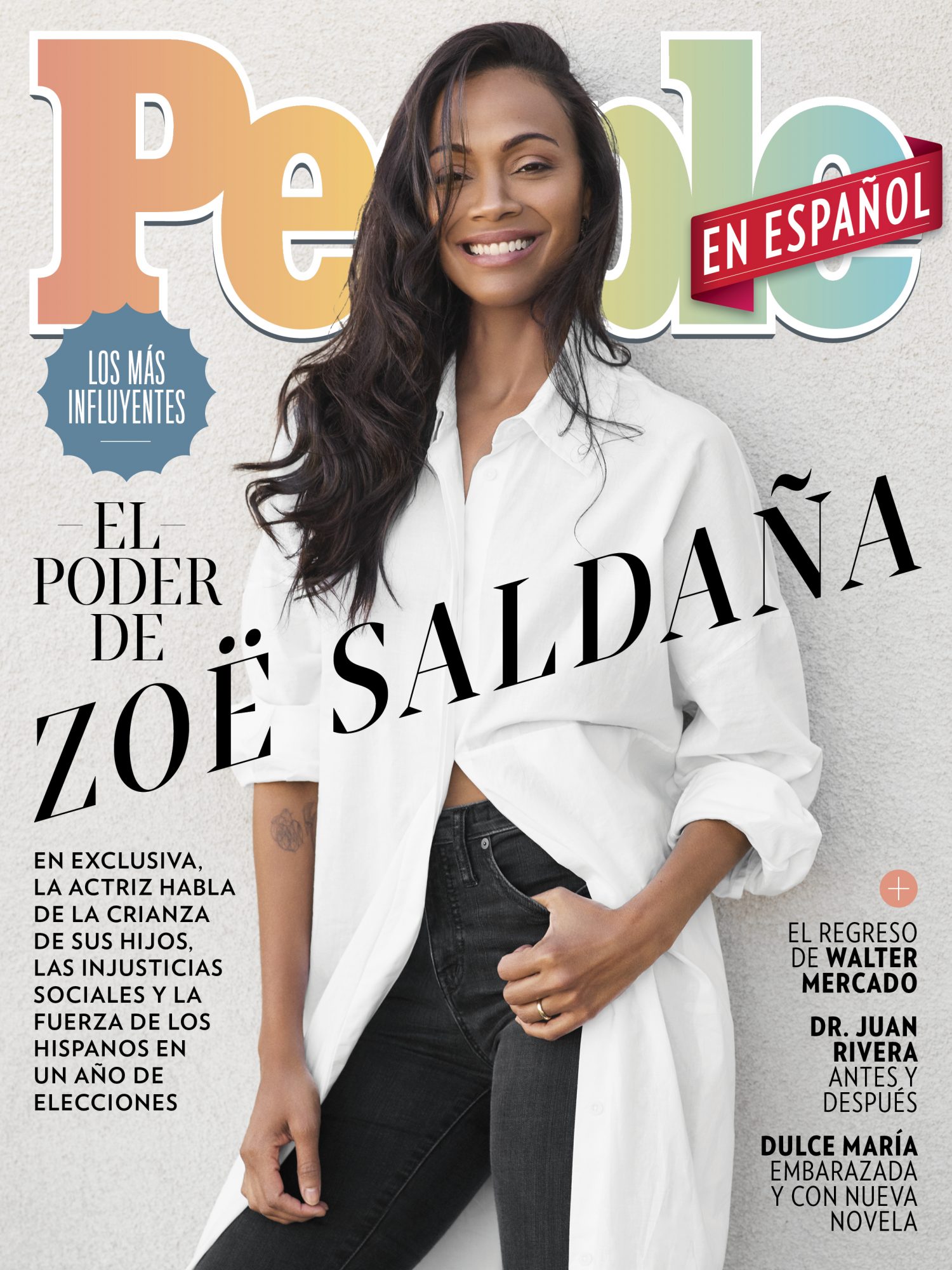 Zoe Saldaña Engalana La Portada De People En Español Dedicada A “Los ...